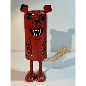 Vtg Pride Creations Popsie No. 23 Wood Toy 1960s “Wild About You” with Box NOS